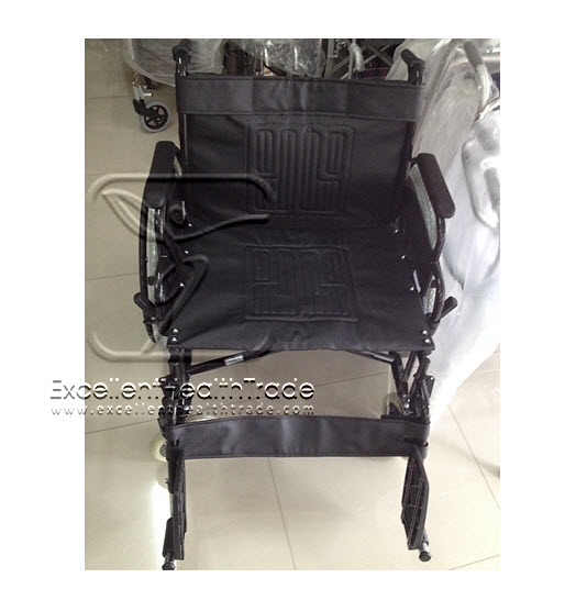 00647: รถเข็นคนอ้วน (Big size wheelchair) - ที่นั่งกว้างพิเศษ 62 cm